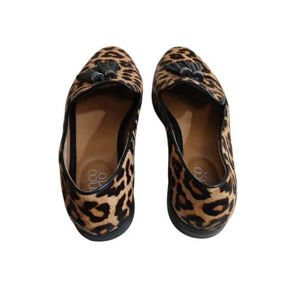 New Franco Sarto Women's Hadden2 Leopard Print Tassle Loafer Flat Size 9M - Picture 8 of 14
